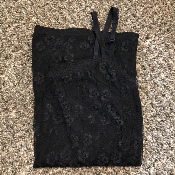 Black Lace ELLE Camisole Tank Top - Picture 5 of 5